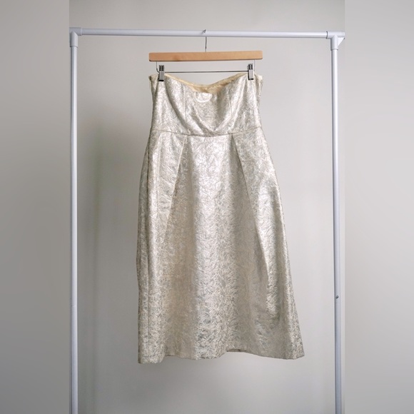 Vintage LORD & TAYLOR Mini Dress - Silver - Picture 3 of 10